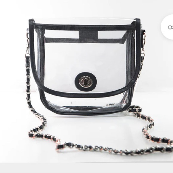 Sheer Gear Handbags - Sheer Gear Transparent Crossbody Handbag
